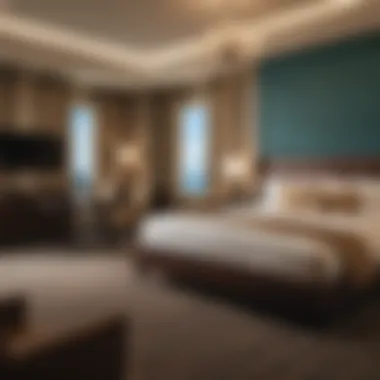 Luxurious hotel room at an Atlantic City resort