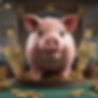 Features and Bonuses of Piggy Riches Megaways An engaging graphic illustrating various features and bonuses available in Piggy Riches Megaways.