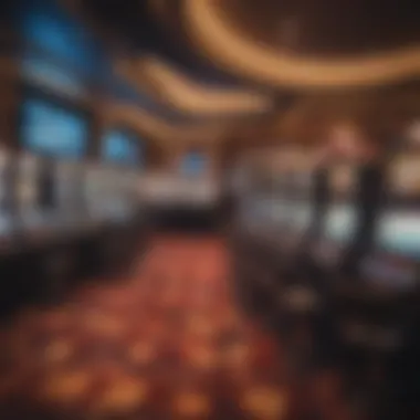 Exciting gaming floor filled with vibrant slot machines