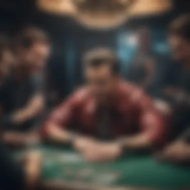 Celebration of a significant poker win