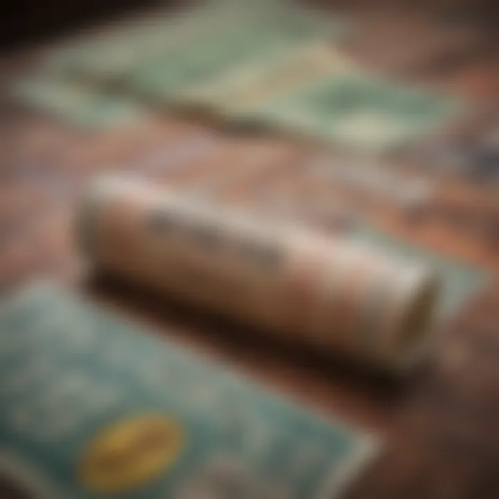 Pennsylvania Lottery tickets displayed on a table