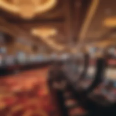 Vibrant Casino Atmosphere Casino floor at Borgata with vibrant atmosphere