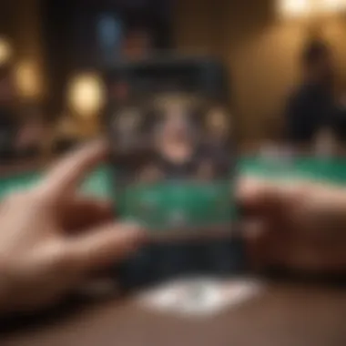 User Experience in Poker Applications A visual representation of user experience elements in a poker app.