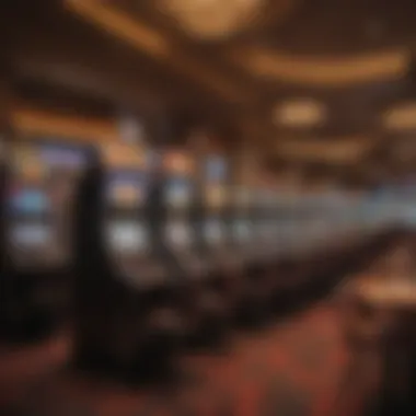 A vibrant gaming floor with diverse slot machines and table games