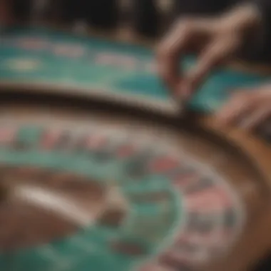 Analyzing Statistics for Informed Betting Person analyzing roulette statistics and trends