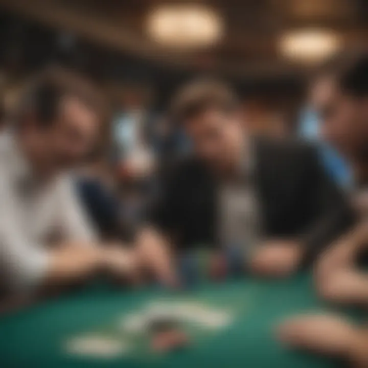 An engaging poker tournament at Ellis Casino