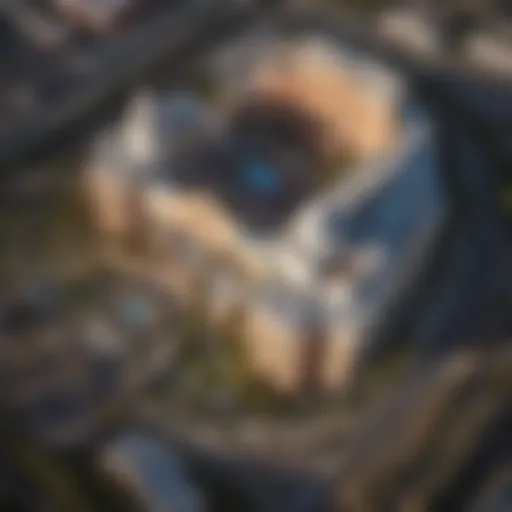 Aerial view of the Seminole Hard Rock Hotel and Casino Tampa showcasing its vibrant architecture.