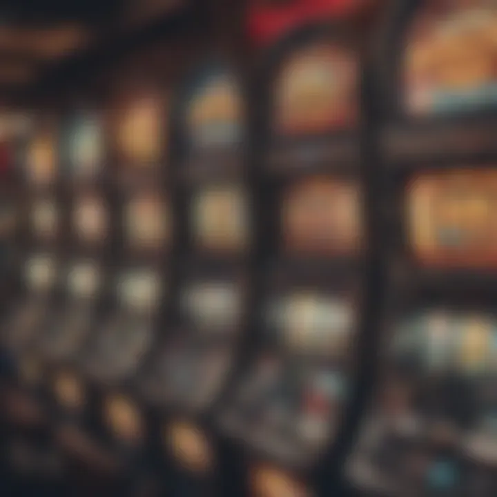 Diverse types of slot machines