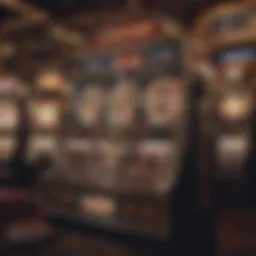 An intricate slot machine showcasing diverse themes and symbols